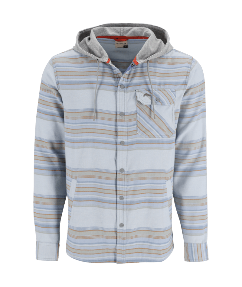 SIMMS M’S SANTEE FLANNEL HOODY
