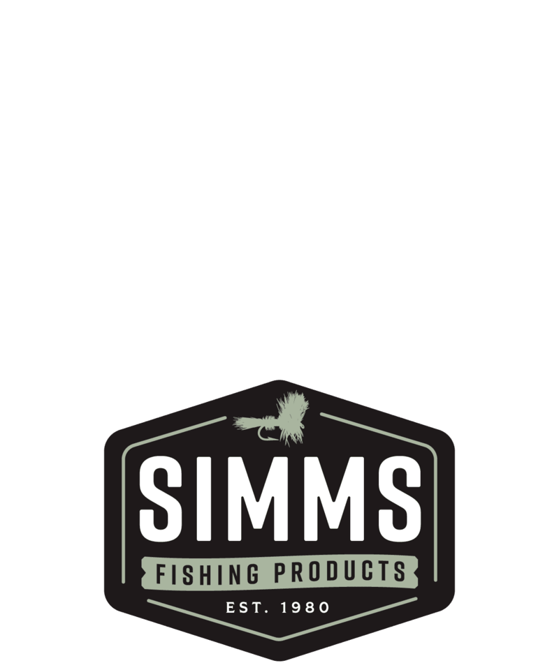 SIMMS FLY PATCH STICKER