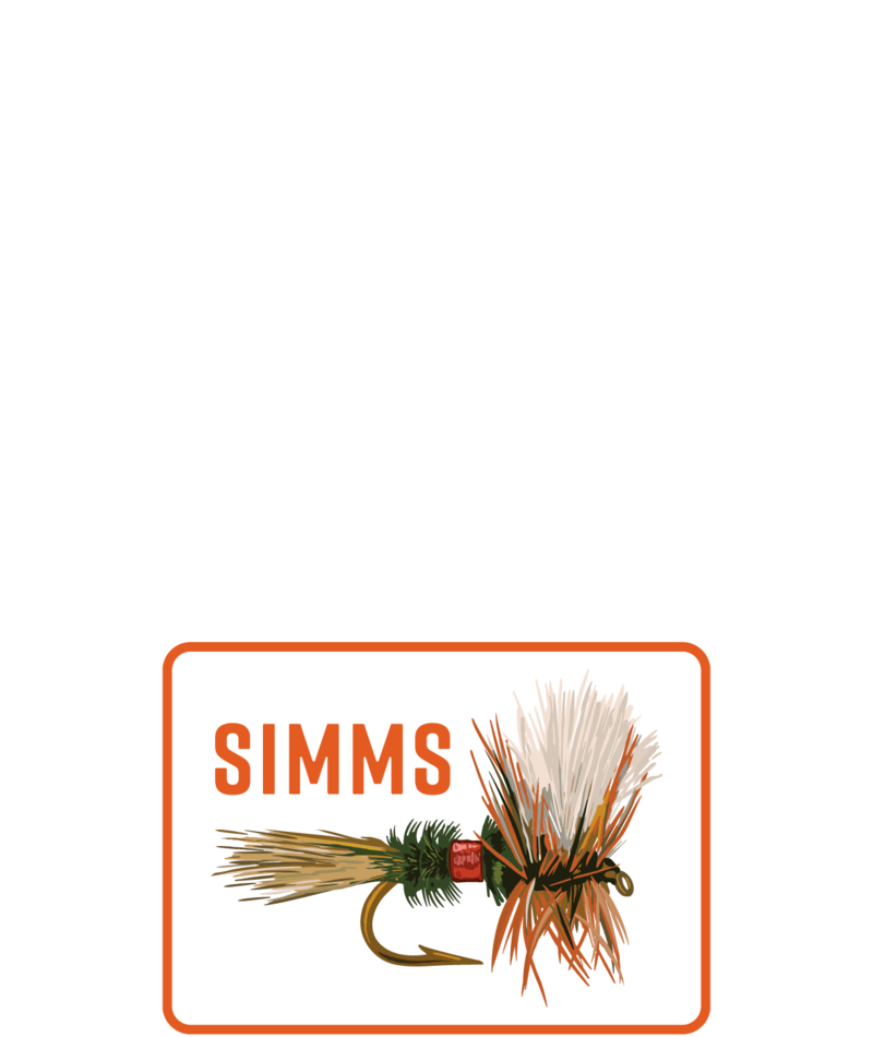 SIMMS ROYAL WULFF STICKER