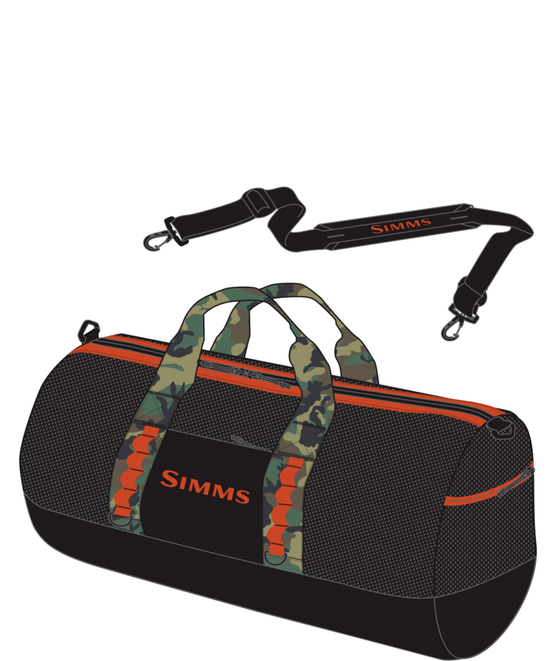 SIMMS SIMMS CHALLENGER MESH DUFFEL – 60L